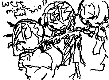 We are mimi's fav trio!!! : Rii, alex, Isaiah