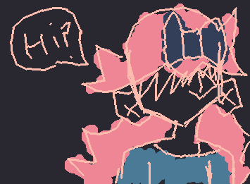 my first wiggly art :^