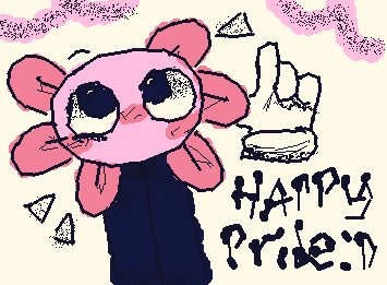 Kinito wishes everyone a happy pride month! Go and scare those evil straights away! (Just kidding..)