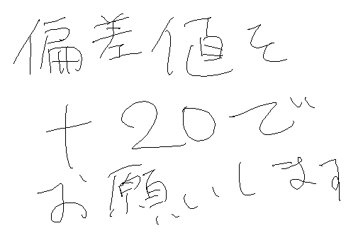参加させて頂きます
偏差値を20上げたいです
あとみんな私のことを好いてください