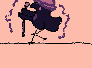 I have joined @Eli-draws 's circus! His name is Robert and he's a tightrope walker. He's still an apprentice though, so he wobbles a bit.