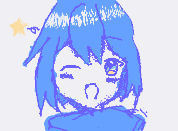 妹の推しKAITO描いたお::wp-banana-dance:: （描いたの妹）