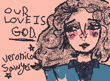 veronica Sawyer but i forgot the middle of her outfit was white..bru.