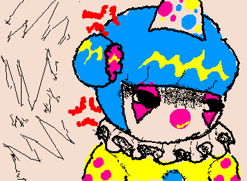angry clown dude idk