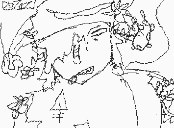 Uncolored azure drawing @pancakee-kyles