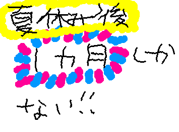 夏休みいいいいいいいいい!!!