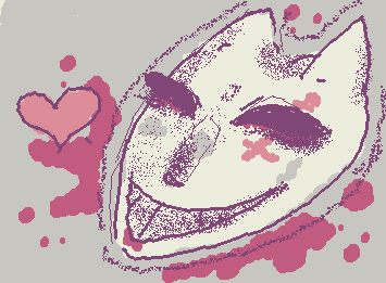 Face mask of one of my OC's.