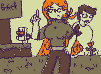 Uhhhhhhh……Alex from Minecraft I think