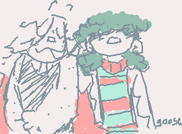 @jamie_drinks_bleach drew my ocs so I drew them too :3 (on left: Madlyn, on right: Coraline) *coralines actual design is drawn bc I love it lol