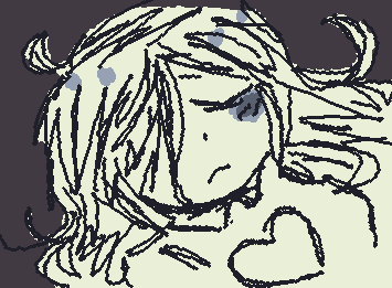hair practice except i didnt know what i was doing halfway through