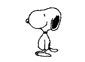 ユニバーサルスタジオジャパンの人気キャラクタースヌーピーを描いてみました!