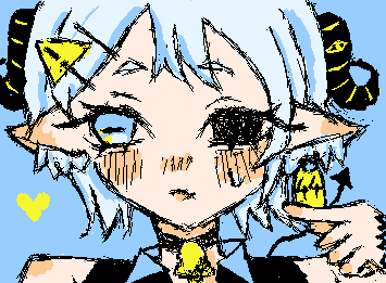 ocの真白ちゃんです!!紫苑の友達(?)です🩵バナーにしたからぜひ観てみてください!!