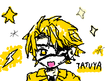 また過去絵。たっつんさんだよ！Another old drawing. It's Tatsun!