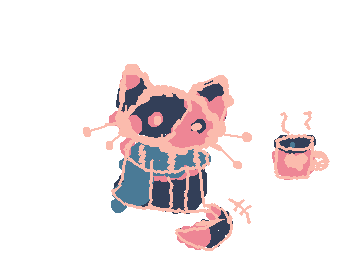 kitty wearing a scarf :3