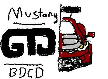 @Jay Jay requested His/Her  brother's favorite car a Ford Mustang GTD tried my best :P