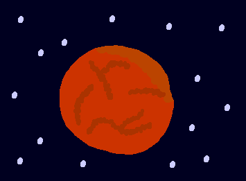 Mars. Part of my "Celestial" series.