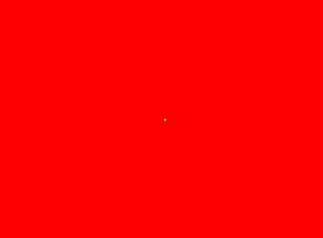 Stare at the green pixel for 20 secs, then everything will be a different color. *part #4