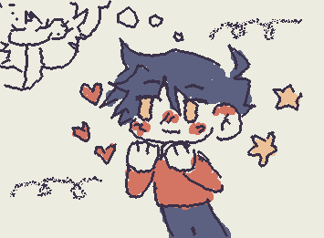 I ran out of art juice for today so before I go to sleep here’s a little chibi Harry thinking about hazel🥰(ocs) (let’s ignore what happened earlier *cough*)