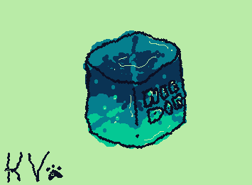 a drawing of a squishy that i got at a fair :p