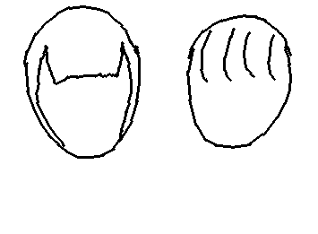 前髪どっちがいいかな?