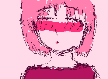 I love putting lots of blush when I draw.