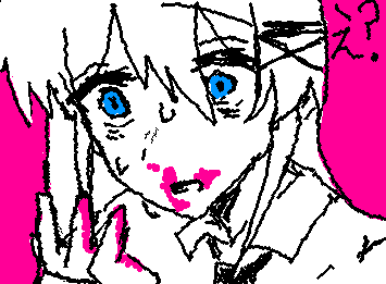 ocを描いてる時なんか変なの押してデータ消えて、、、それが8回消えてめっちゃムカついた、、、、イライラしながらこの絵描いてた、、、