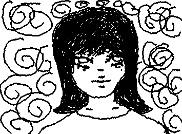 I tried to draw  tomie from junji ito