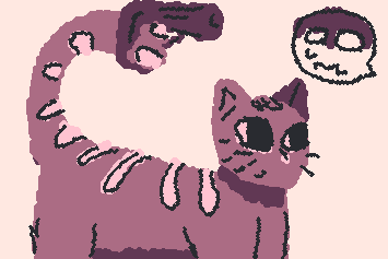 um gato ameaçadoramente fofo