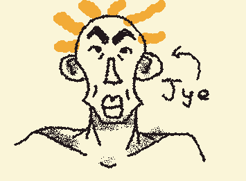 drew one of my best mates buff and bald hehehe