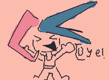i dont draw/like my old persona anymore, theyre leaving guys :(( say byee
