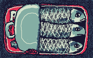 Packt Like Sardines in a Crushd Tin Box