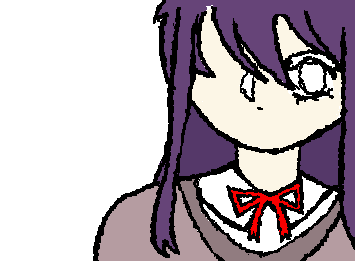 yuri ddlc i didn’t have enough colors 😡 i lowkey tried my best.