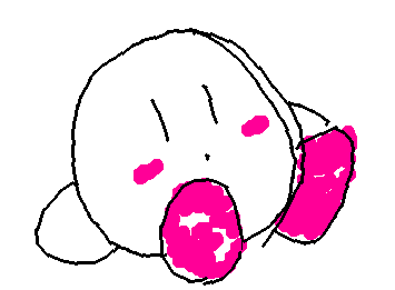 なぜかカービィ…::wp-frog-pet::