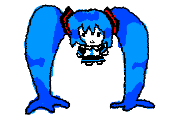 silly miku doodle