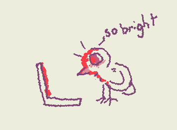 I've been drawing with red a lot lately. It may be starting to become my favorite color