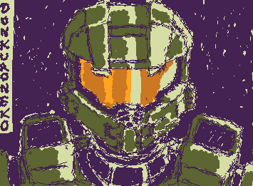 Fan art de: Master chief (puedes ver mi speedpaint en tictok: donkuroneko)