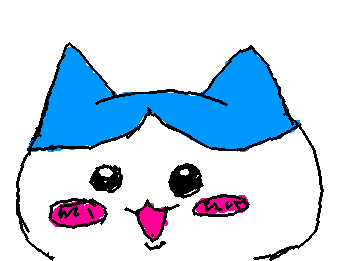 ちいかわ「ハチワレ」書きました！
可愛くできた😘
