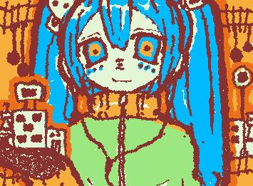@kuennsan リクエストの初音ミク！
マトリョシカの衣装で描かせて頂きました🙇‍♀️