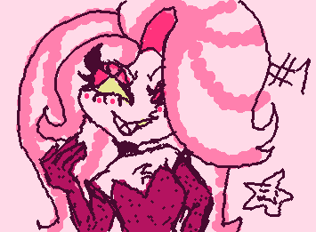 Drag Angel Dust!! Also since I’m at 69 followers & basically I’m doing a 70 follower special when I draw 17 or my fav hh characters! (Get it, cause 7x10=70?)