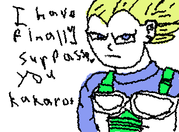 first time drawing vegeta