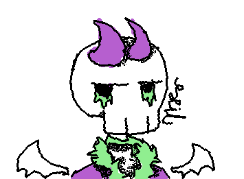 i drew sockpuppet as ribecca from dandys world cause one of my friend said that he looked like ribecca so ya(hope yall like it) :D