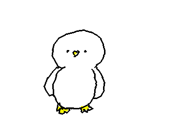 ちいかわの映画の鳥書いた〜❢