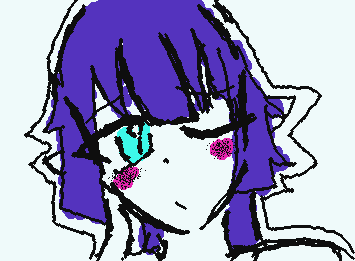 女の子
なんか普段男の子描いてるから中性的になっちゃった