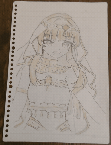 ちな昔(?)にアナログで描いたやつも上げてみる