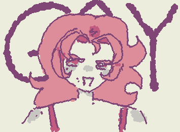 She’s gay af but don’t tell her that lol 😭 I just drew this cus every time I see this one girl in the hallway I feel so gay omg but she’s so pretty like 😭