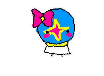 saw people posting they're objectsona's so here's starglobe! they're like a snow globe + space :3