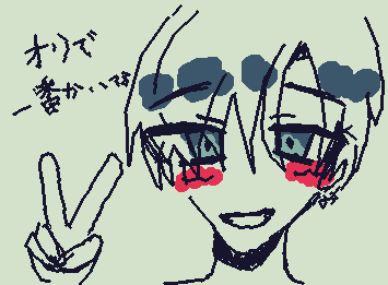 手を....練習しています