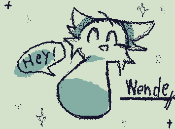 ウェンダを描く時にちょっと癖が出やすい