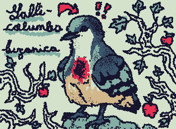 Bleeding heart dove for @Red_Mushroom , it was an honor to draw this guy for you! Tried a slightly more detailed bg and I think it fits :) enjoy!!