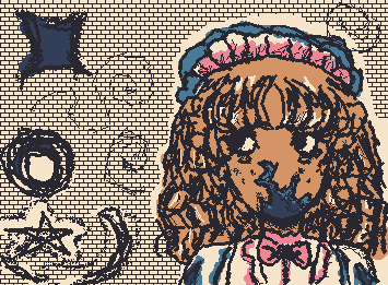 ᶻ 𝗓 𐰁 .ᐟCracked doll.ᶻ 𝗓 𐰁..I saw a reference and decided to make it using a doll I had (*>ω<*)